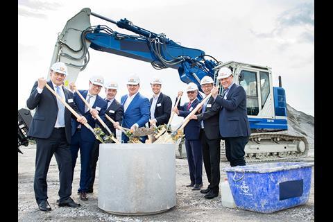 A groundbreaking ceremony launched construction of Stadler’s new assembly plant at St Margrethen on July 4.